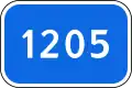 5.28 Kilometer sign