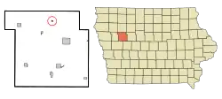 Location of Nemaha, Iowa