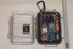 Safecast bGeigie Nano opened