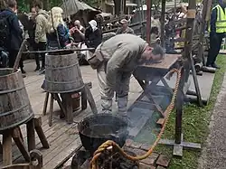 Sahti brewing 2015