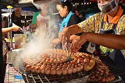 Sai krok Isan specialty of northeastern Thailand