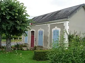 The town hall in Saint-Aigny