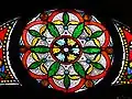 Stained-glass window detail