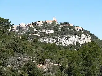 A general view of Saint-Julien-le-Montagnier