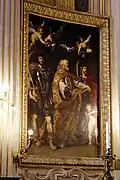 Saints Papias and Maurus with Saint Gregory (1608, Santa Maria in Vallicella, Rome)
