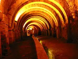 Underground gallery.