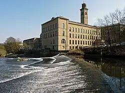 Salts Mill and River Aire