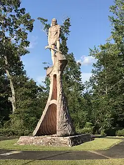 Samuel Dale Monument in Daleville, sculpted by Harry Reeks.