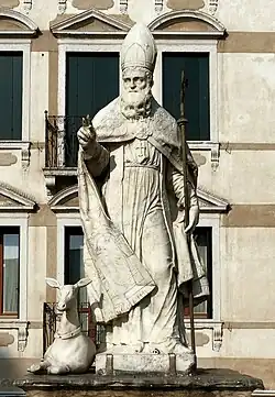 Statue of St. Bassianus in Bassano del Grappa, Vicenza