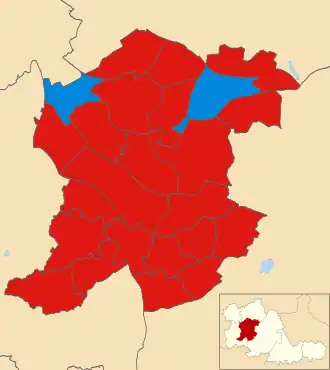 2023 results map