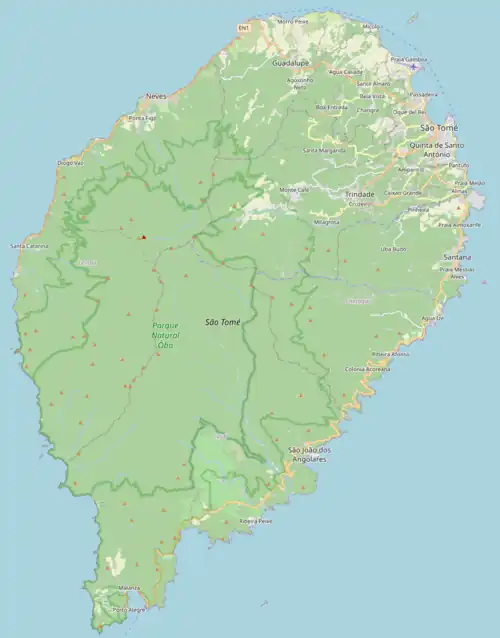 Ana Chaves Bay is located in São Tomé