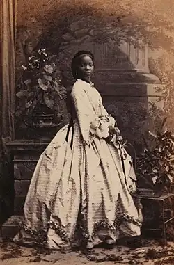 Sarah Forbes Bonetta photographed in 1862 by Camille Silvy