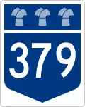 Highway 379 marker