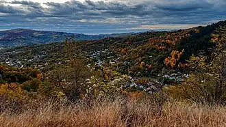 View of Bătrâni village