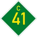 C41 road shield}}
