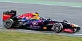 Purple strips and gradients on the Red Bull RB9 paid more attention to the Infiniti sponsorship