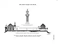 Section of the mosque