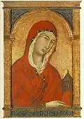 Mary Magdalen, painting on wood by Segna di Bonaventura, c. 1320, Alte Pinakothek, Munich