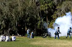 Seminole War reenactors
