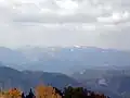 Mount Hyōno from the top of Mount Sen (2/2009)