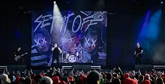 Set It Off performing at Rock am Ring 2023 in Germany