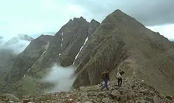 Sgurr Fiona and the Corrag Bhuidhe pinnacles on An Teallach.