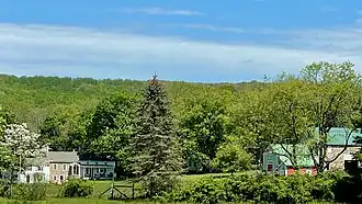 Area view of farmstead