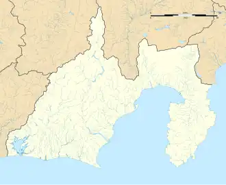 Nagaizumi-Nameri Station is located in Shizuoka Prefecture