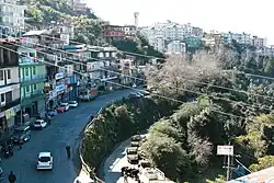 Shimla-Chandigarh Highway passing through Shoghi