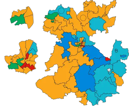 2025 results map