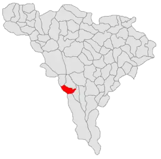 Location in Alba County