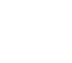 The Sierpinski triangle created by the chaos game.