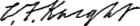 Cyrus Frederick Knight's signature