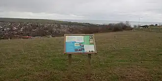 Sign at Whitehawk Camp