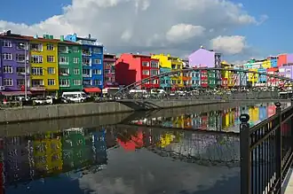 Pedestrian bridge in Silivri