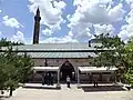 Entrance and northern façade of the mosque from the courtyard