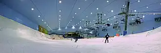 Image 4A view of the interior of Ski Dubai, an indoor ski resort in Dubai