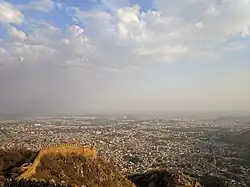 Skyline of Alwar city