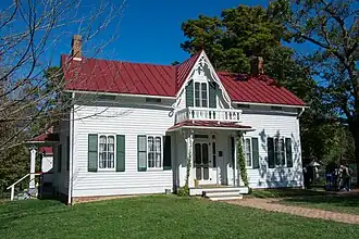 The Fridley-Oman Farmhouse, part of Slate Run Metro Park
