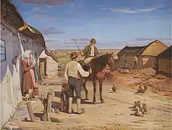 A Stranger Asks for Directions to the Farm on the Heath (1877)