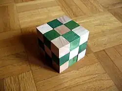 Solved 3×3×3 cube