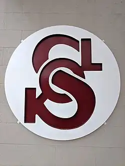 Sokol symbol at the entrance to Sokol Baltimore.