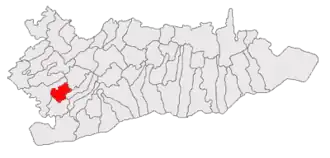 Location in Călărași County