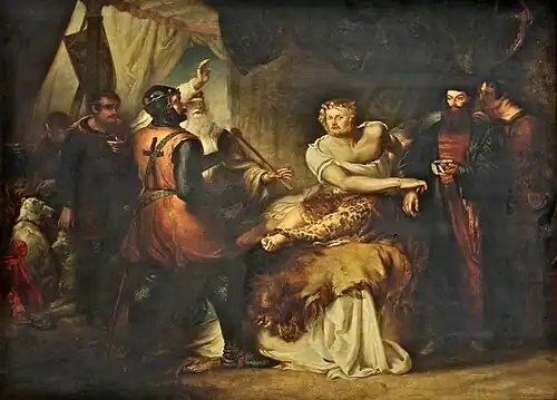 Richard I and Saladin by Solomon Hart