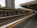 Eastbound view from Platform 1, January 2021