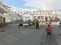 Live entertainment in the town square