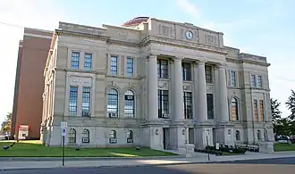 Clark County Courthouse in downtown Springfield