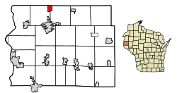 Location of Star Prairie in St. Croix County, Wisconsin