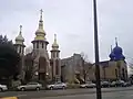 St. Peter & St. Paul Ukrainian Orthodox Church and The Holy Virgin Russian Orthodox Church in Carnegie, PA.