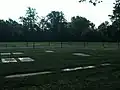 Cemetery behind the church